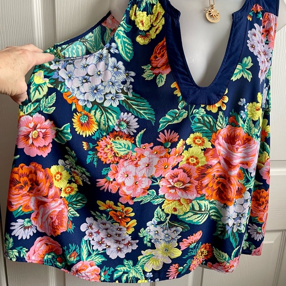 MAEVE BY ANTHROPOLOGIE FLORAL PATTERN BLOUSE SIZE 22 WOMEN PLUS - Picture 6 of 12